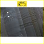 پرده تیکو دکو مدل حریر نازک ژرسه سه لاین ژوردار سایز 140*280 سانتی متر تک