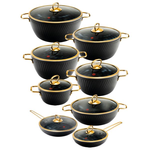 سرویس قابلمه و تابه گرانیت 16 پارچه ام جی اس مدل ماینز