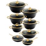 سرویس قابلمه و تابه گرانیت 16 پارچه ام جی اس مدل ماینز