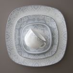 سرویس غذاخوری 73 پارچه 12 نفر چینی زرین ایران مدل کواترو ادلین درجه یک