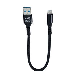 کابل تبدیل USB به microUSB فوموتک مدل WS-108 A طول 0.25 متر