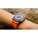 ساعت هوشمند اپل مدل Ultra 49 mm Alpine Loop دارای قابلیت های صفحه نمایش لمسی، کنترل سطح اکسیژن خون، قابلیت مکالمه از طریق بلوتوث
