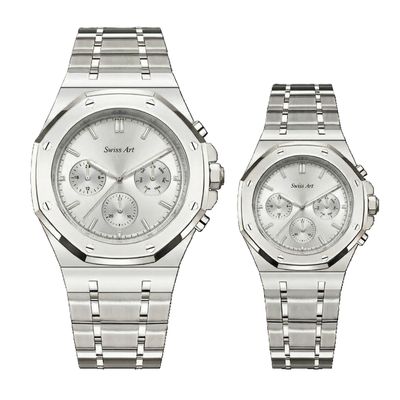 ست ساعت مچی عقربه‌ای کوارتز زنانه و مردانه سوئیس آرت مدل ANT054-55ST0000