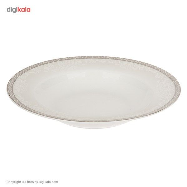 سرویس غذاخوری 102 پارچه چینی زرین ایران سری ایتالیا اف مدل Riva درجه یک