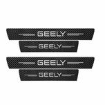 برچسب پارکابی خودرو سولگی مدل کربن کد J50 مناسب برای GEELY بسته 4 عددی