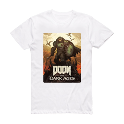 تیشرت سفید دووم Domm Dark Age