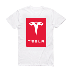 تیشرت تسلا لوگو قرمز