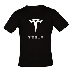 تیشرت تسلا مشکی سفید