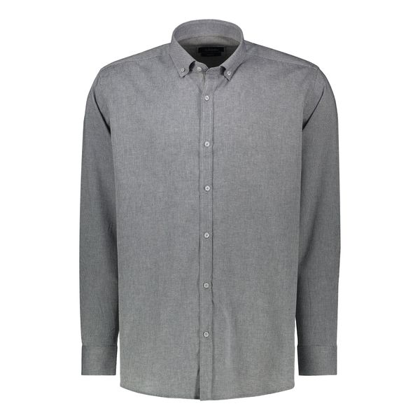 پیراهن آستین بلند یقه برگردان مردانه لیلاک مدل A-70