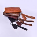 کیف پول چرم مدل چند کاره کیهان اصل کد 417  جا موبایل و جا کارتی جاسوئیچی و بند چرم