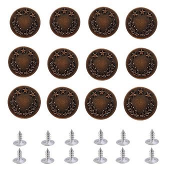 دکمه جین مدل DENIM-BUTTON بسته 12 عددی