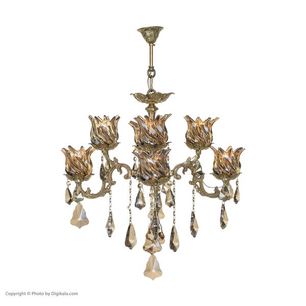 لوستر 8 شعله شاهان تک کد K/6029