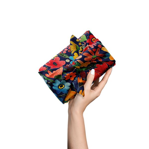 کاغذ کادو ترمه طراحان ایده مدل گل