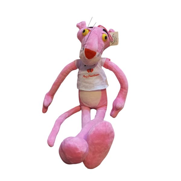 عروسک مدل پلنگ صورتی ارتفاع 55 سانتی متر