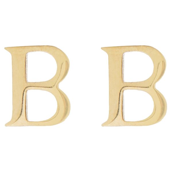 گوشواره میخی مدل مارنا گالری حرف B