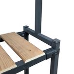 رگال لباس و طبقه فلز و چوب مدل بهار