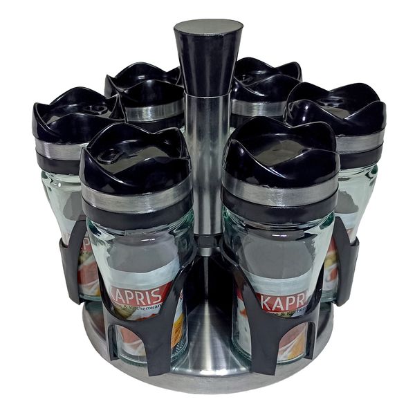 ست جا ادویه 6 پارچه کاپریس مدل فلورا کد 01