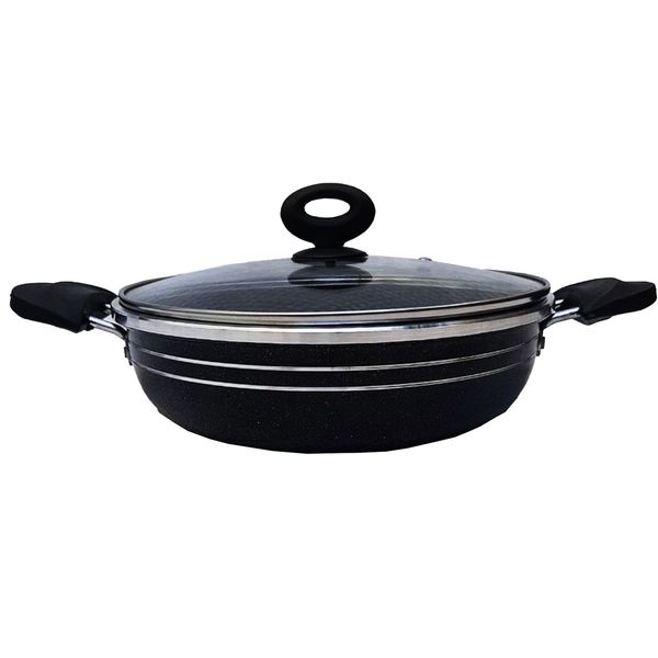 سرویس پخت و پز 14 پارچه هلنا طرح چدن مدل 55410