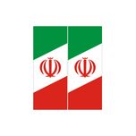 برچسب پلاک ایران نوین گراف مدل شبرنگ جاده ای کد .G005 بسته دو عددی