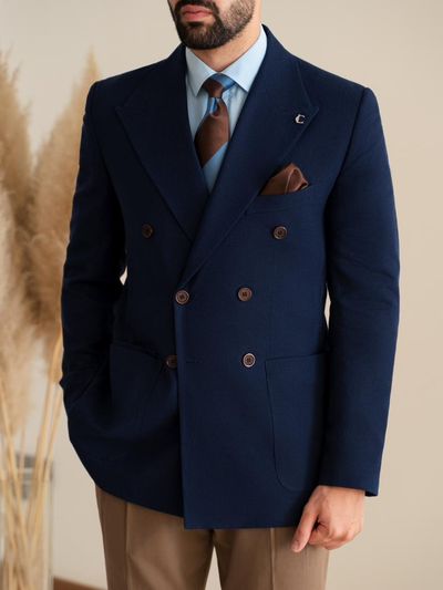 کت لینن بدون آستر کدc198