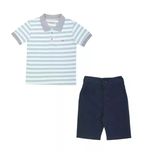 ست پولوشرت و شلوارک پسرانه مدل MDSS-CG4149