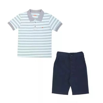 ست پولوشرت و شلوارک پسرانه مدل MDSS-CG4149