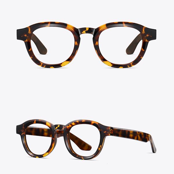 فریم عینک طبی پنتوس مدل S31107-C2-1 Acetate مناسب برای صورت گرد و بیضی