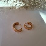 گوشواره زنانه ژوپینگ مدل حلقه ای چند ضلعی