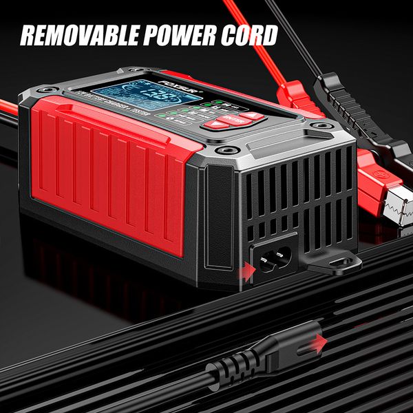 شارژر و تستر باتری خودرو فاکسسور مدل SMART-2IN1-12V6A گارانتی