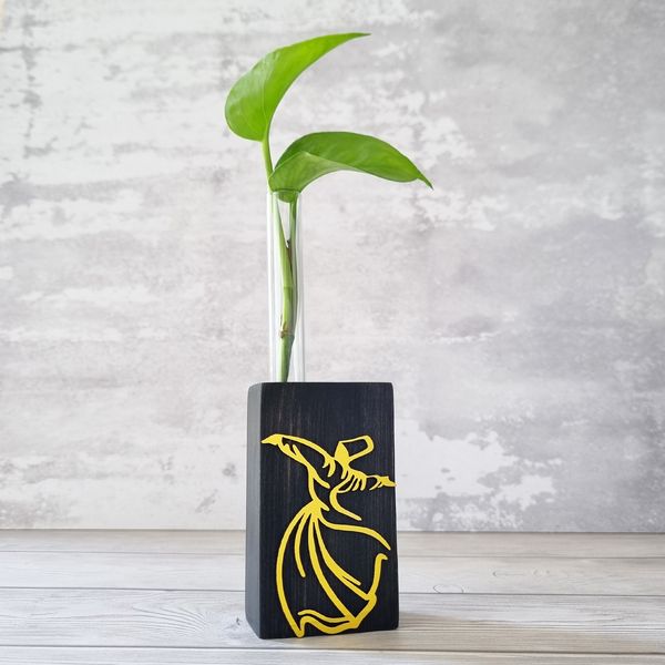 گلدان دکوری طرح رقص سماع