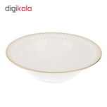 سرویس غذاخوری 28 پارچه چینی زرین ایران مدل ایتالیا اف سپیدار درجه یک