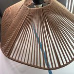 لوستر بافتنی مدل دفرمه مکرومه کد 60