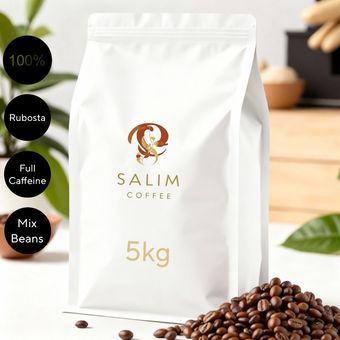 دون قهوه 100درصد روبوستا 5 کیلویی مخصوص کافه ها