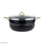 سرویس پخت و پز 14 پارچه هلنا طرح چدن مدل لانه زنبوری