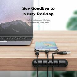 نظمدهنده سیم رومیزی سیلیکونی / مرتبسازی کابلها روی میز با طراحی کاربردی