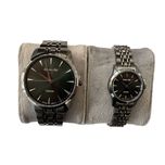 ست ساعت مچی عقربهای کوارتز زنانه و مردانه سوئیس آرت مدل ANT172-173DG0207