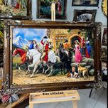 تابلو فرش بدرقه عروس سایز 100x140
