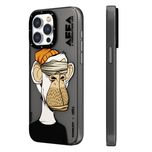 قاب iphone 15Promax برند یانگ کیت مشکی youngkit funny boredApe series