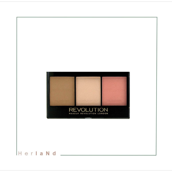 پالت سه کاره رولوشن مدل Ultra Fair   Revolution Ultra Sculpt & Contour Kit Ultra Fair