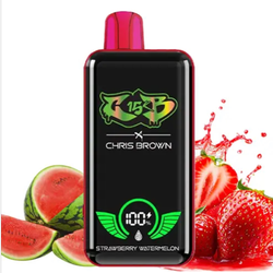 پاد یکبار مصرف 15000 پاف کریس بروان/ هندوانه توت فرنگی (strawberry watermelon) 15000پاف پاد یکبار مصرف اقساط | Chris Brown 15k