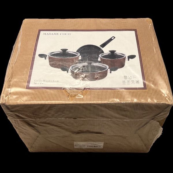 سرویس قابلمه 7 پارچه مادام کوکو مدل Gordes Wooden