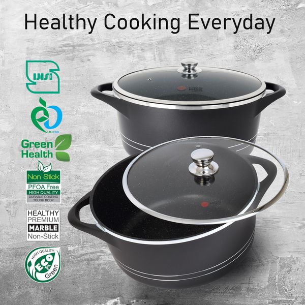 قابلمه ام جی اس مدل دو دسته کد 800217 سایز 40