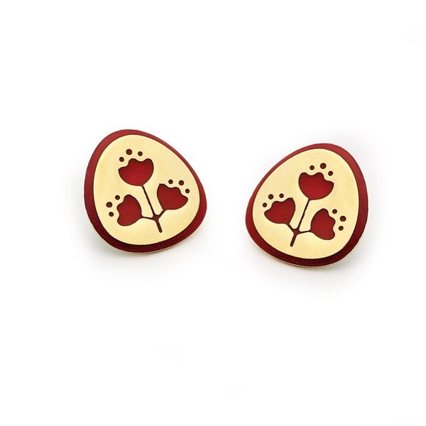 گوشواره برنجی کد E76