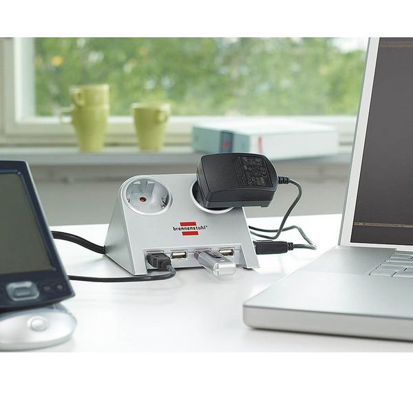 چندراهی برق برننشتول مدل هاب 4 پورت USB