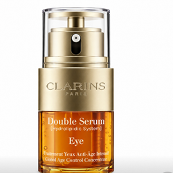 سرم دور چشم ضد چروک کلارنس مدل Double Serum Eye جوانساز و سفت کننده حجم 20 میل