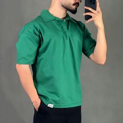 پولوشرت نخی سبز