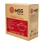 قابلمه گرانیت ام جی اس مدل فورج کد 005 سایز 24