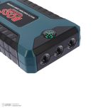 جامپ استارتر و پمپ باد خودرو و پاوربانک و چراغ LED باس مدل  چهارکاره کد BS-JS9601 ظرفیت 6000 آمپر