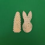 گیره مو زنانه مدل خرگوش بسته 2 عددی*495