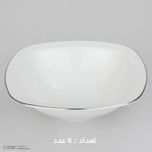 سرویس چینی 27 پارچه غذاخوری چینی زرین ایران سری کواترو مدل سمن درجه عالی